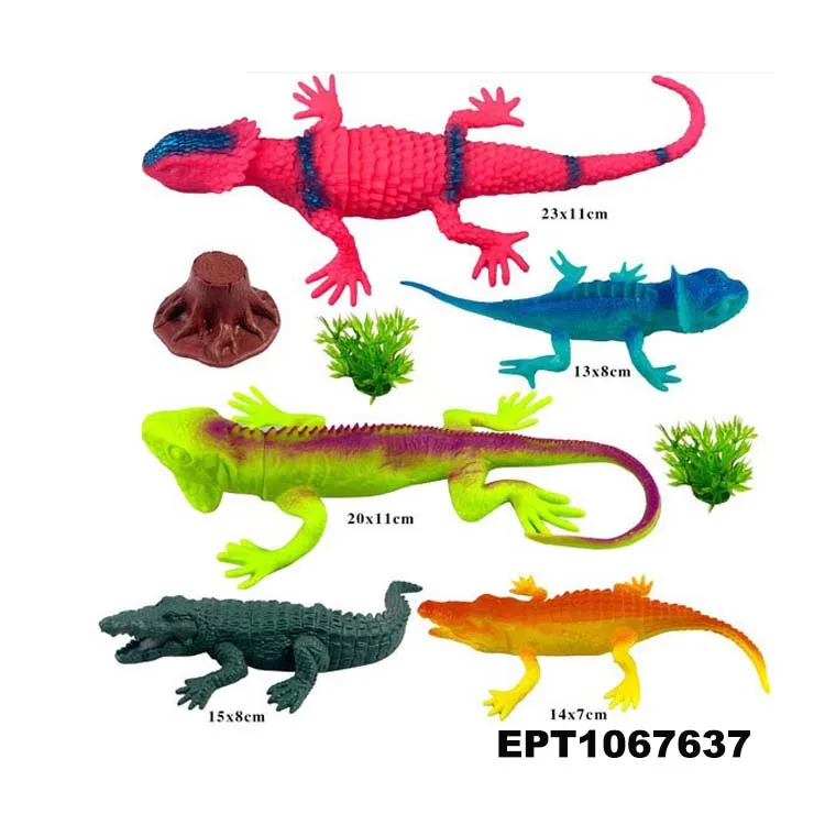EPT Dollartoys Colorful Simulated Reptile Models Realistic Lizard Figures Animal Artificial Simulation Figure Model
