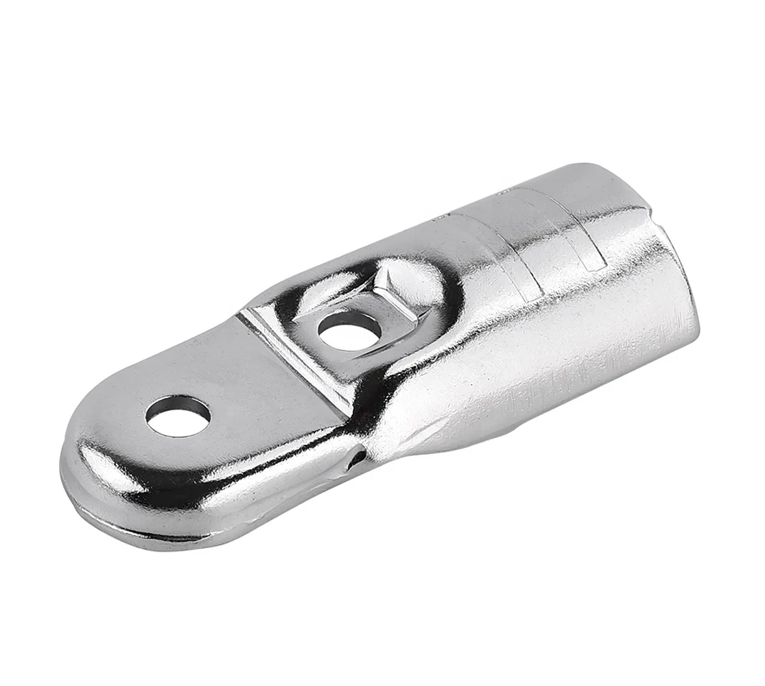 silver stainless steel pipe joint for rack system