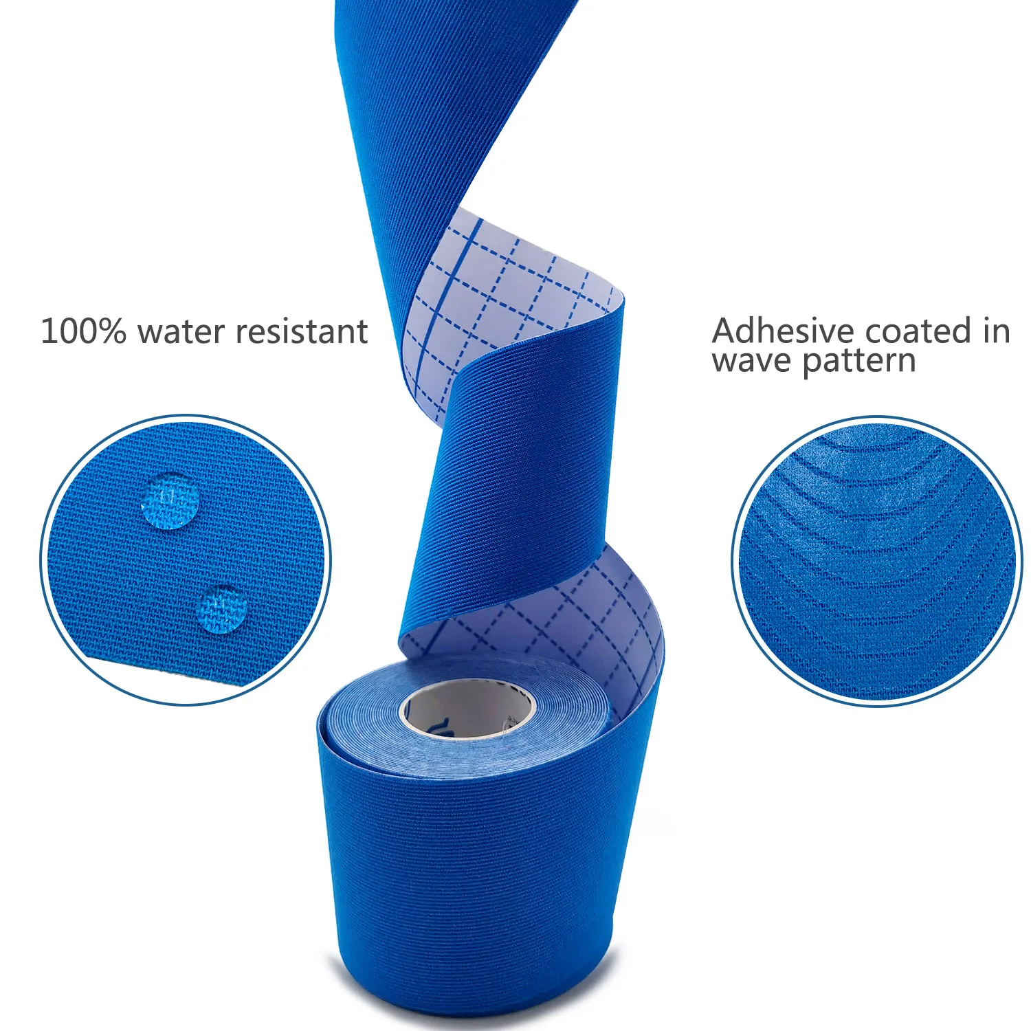 Latex Free Pure Elastic Cotton Pre cut Kinesiology Sports Tape Athletic Tape