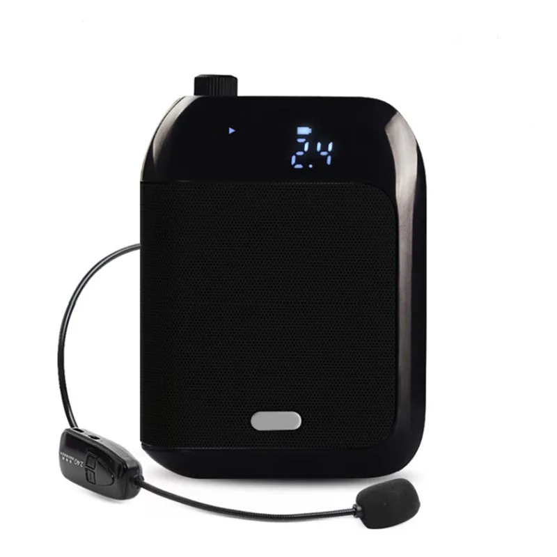 
 Беспроводной микрофон Xiaokoa T9, 2,4 ГГц, портативный МегаФон для преподавателей, туристических гидов, профессиональный усилитель,> 10 часов  