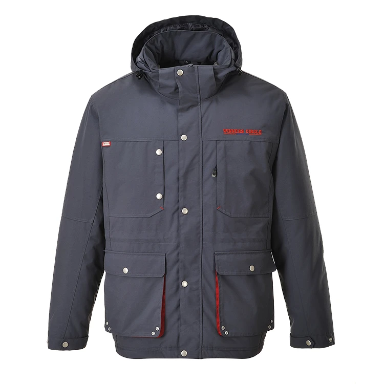 Oxford Cloth China Keep Warm Workwear Men Pure Cotton Workwear Hoodie Workwear