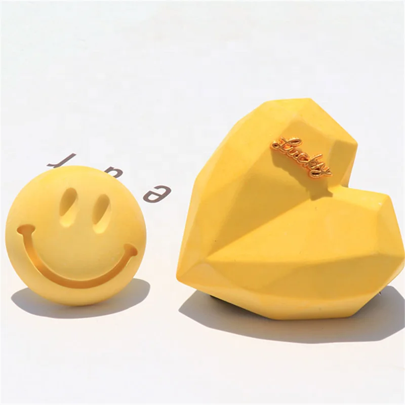 Smile Face Shaped Decorative Essential Oil Fragrance Diffuser Scented Ceramic Aroma Stone
