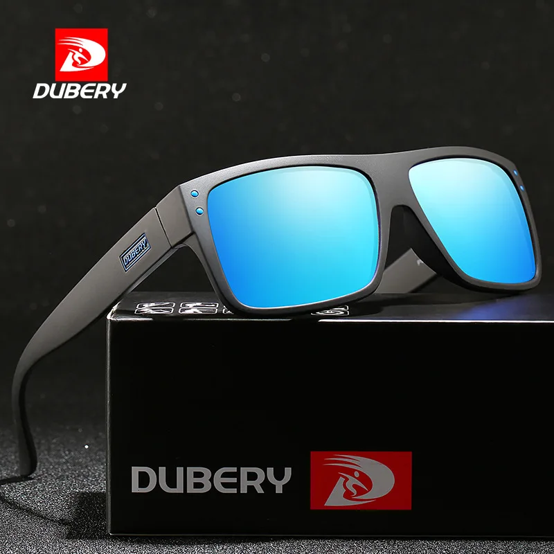 Новые спортивные пляжные солнцезащитные очки DUBERY поляризационные для рыбалки с бежевым