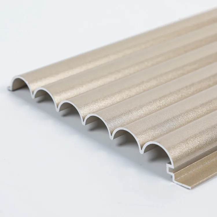 Decorative Aluminium 3D Wave Great Wall Panel Corrugated Aluminum Wall Panel Exterior Facade Curtain Wall Interior Boards