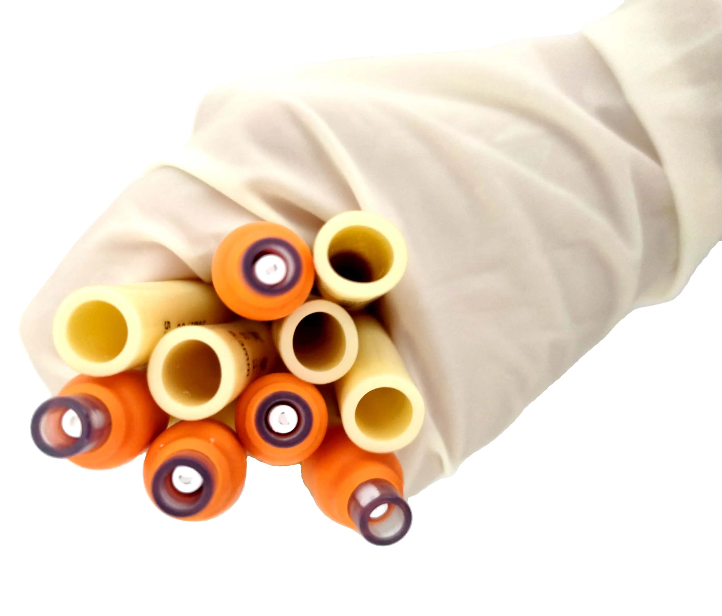 
Two way standard and female latex folley catheter 