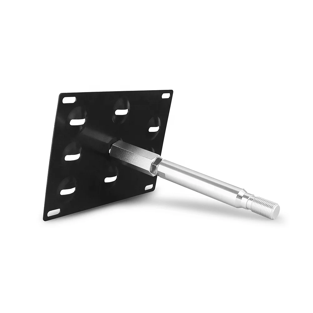 Front Bumper Tow Hook License Plate Mount Bracket Holder for 13-on Toyota GT86 for Subaru BRZ for Scion FR-S For 15-on WRX STI