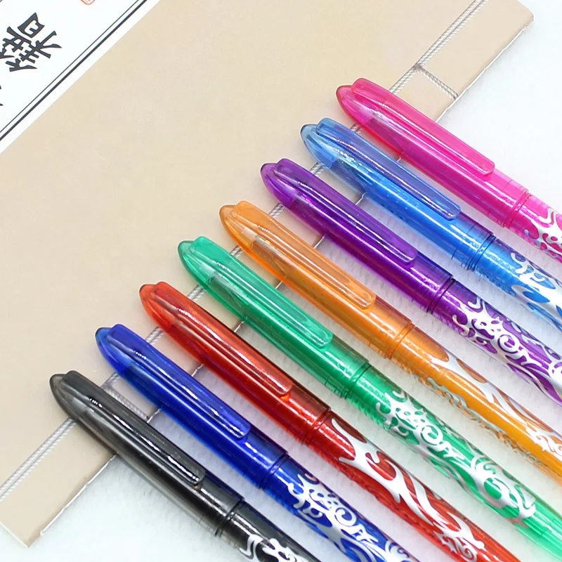 creative colorful erasable pen temperature control erasable pen hot erasable pen office stationery wholesale
