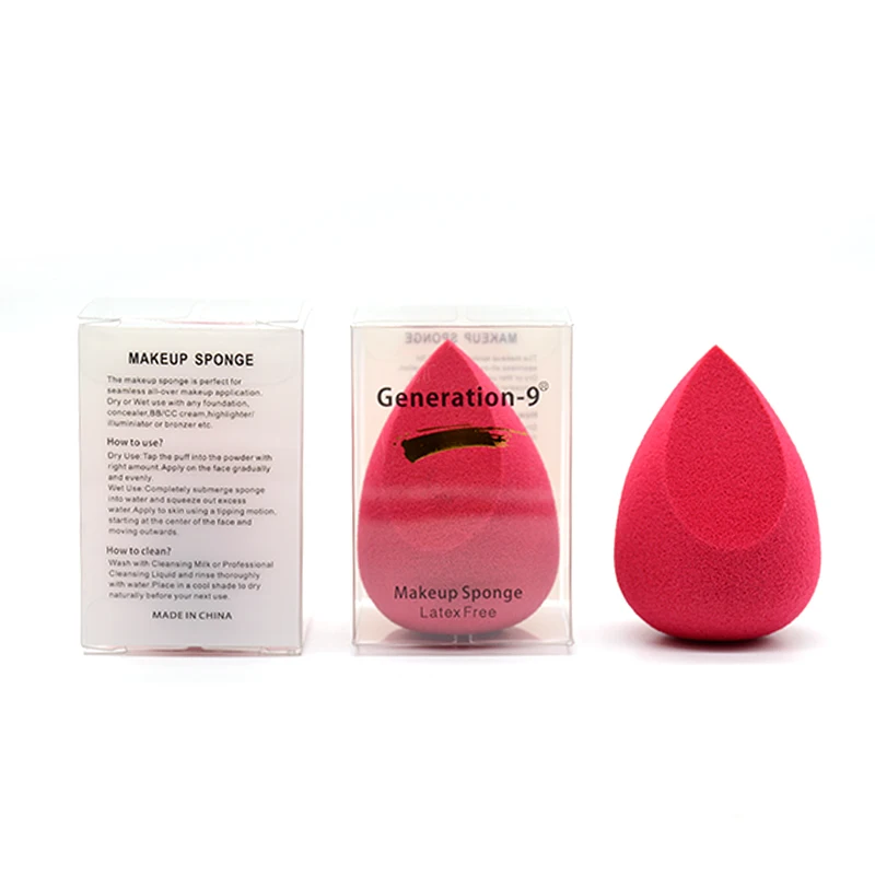New Arrivals beauty Cosmetic Makeup Sponge Puff for Beauty Accessories Red Egg Smooth Foundation Contour Blending Puff