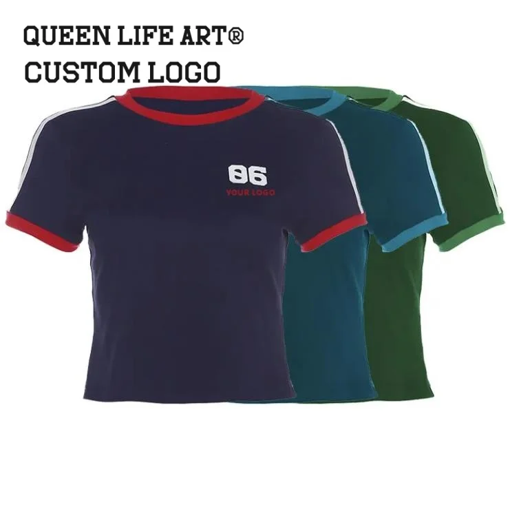 Custom Y2k Crop Tops Workout Crop Tops for Women Printed Crop Tops for Women