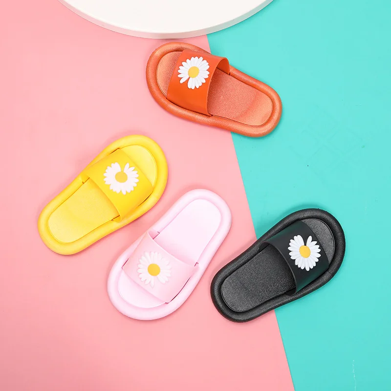 RTS Daisy Flower Slippers for Girl Shoes Summer Toddler Kids Baby Slippers