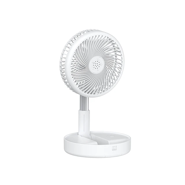 standing desk solar fan charging flexible telescopic bladeless circulator fan