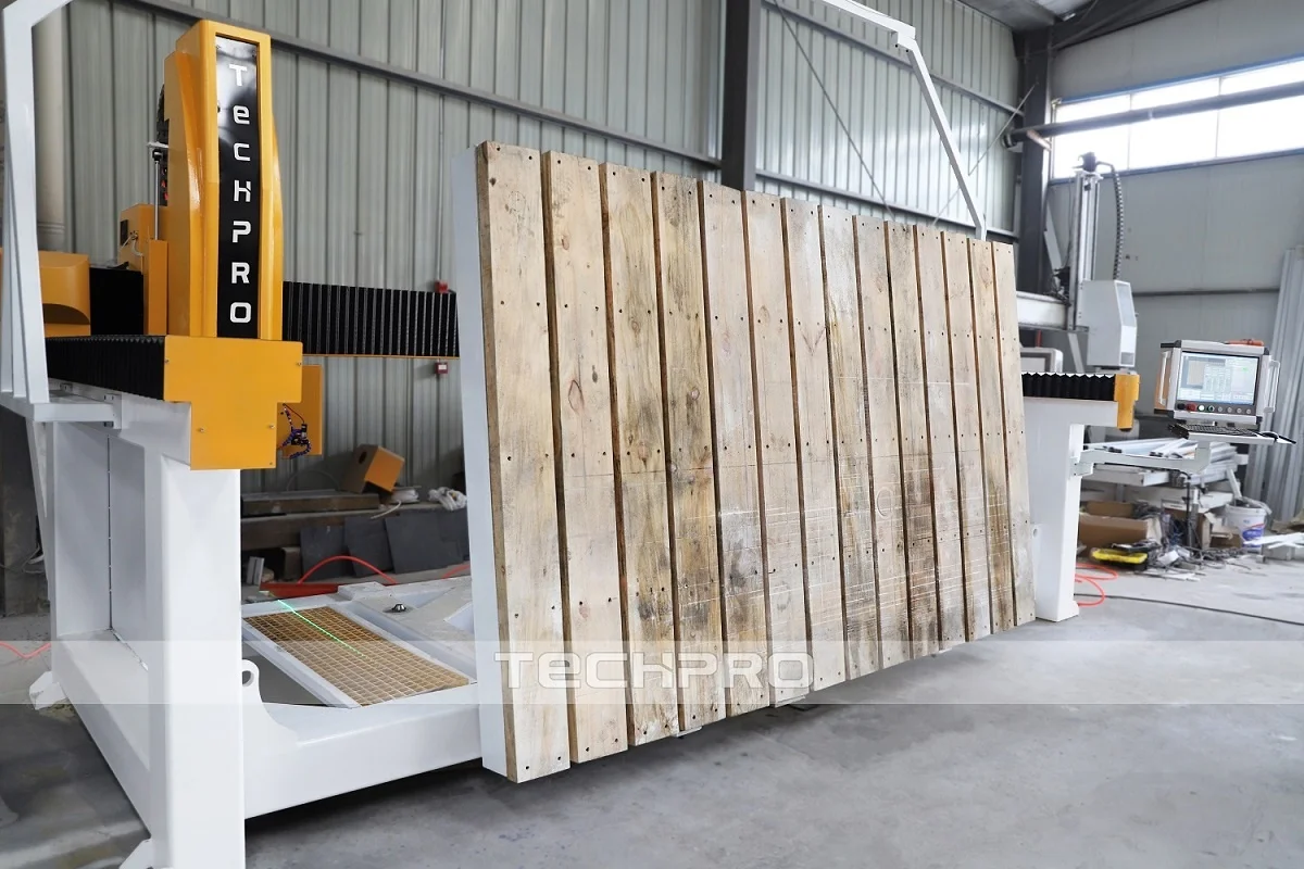 Artificial Stone CNC Cutting Machine Atc Stone CNC Router for Water Sink Countertop Table Background Wall Stair