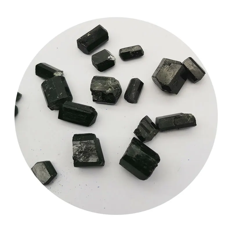 Manufacturer directly supplies tourmaline large black tourmaline crystal hexagonal electric stone
