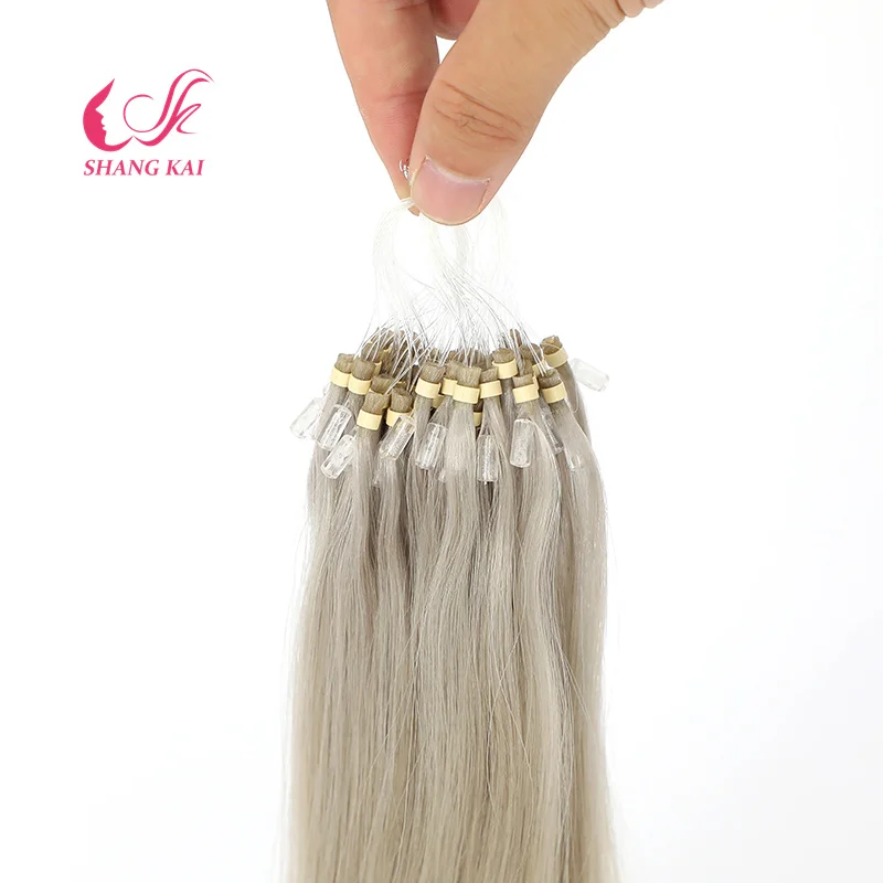 12A double drawn remy human hair extension micro loop micro links hair extensions