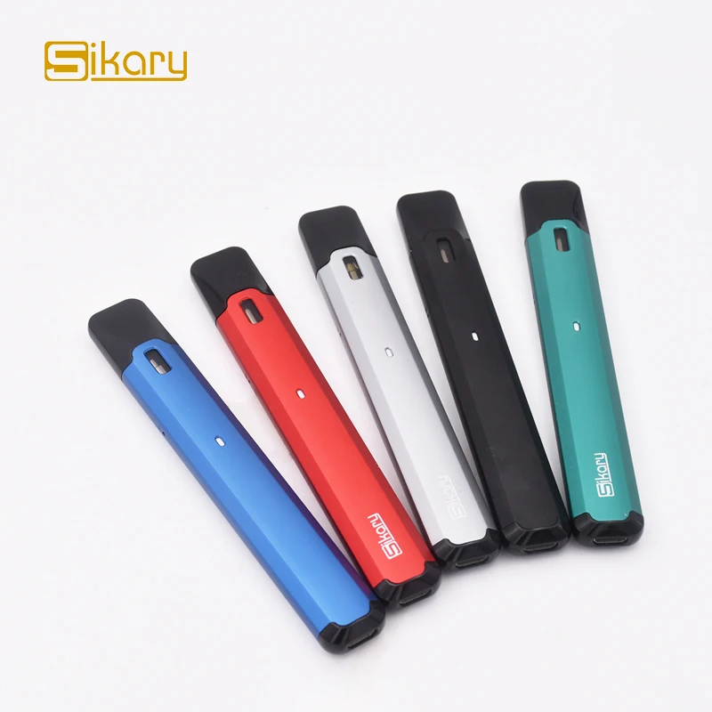 Sikary vape 350mah 1.0ml ceramic coil CBD oil vaporizer disposable CBD vape pen pod system