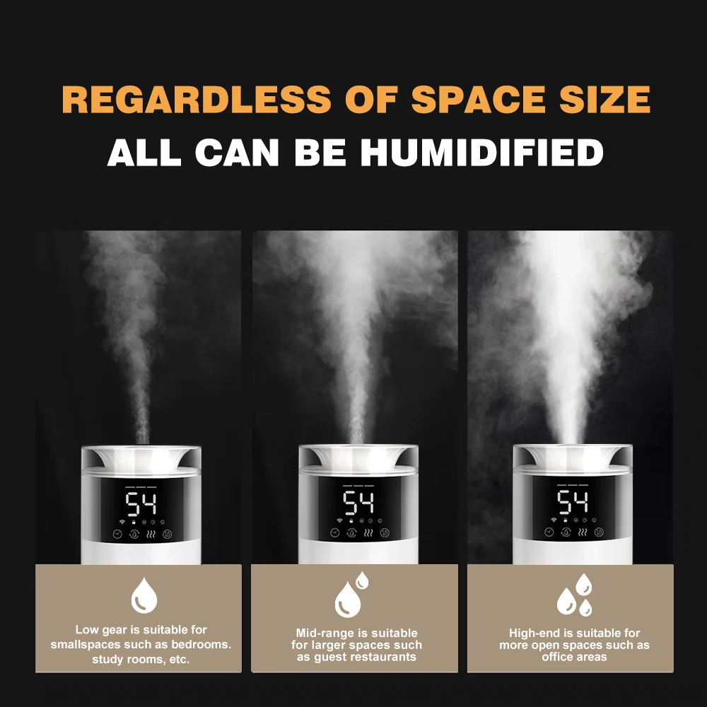 10L Humidifiers for bedroom Ultrasonic air humility maxi large home humidificateur dair chambre manufacturer