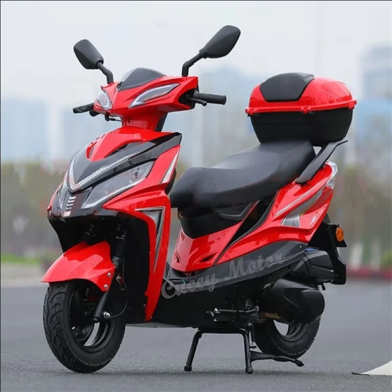 New bigger Luxury 4 stroke air cooling 80cc motorcycle 125cc 100cc 49cc gas scooter