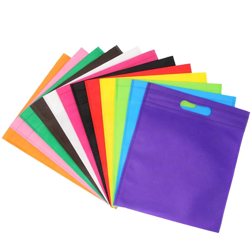 china supplier direct supply colorful cheap price gift punching ultrasonic sealing type non-woven fabric vest bag