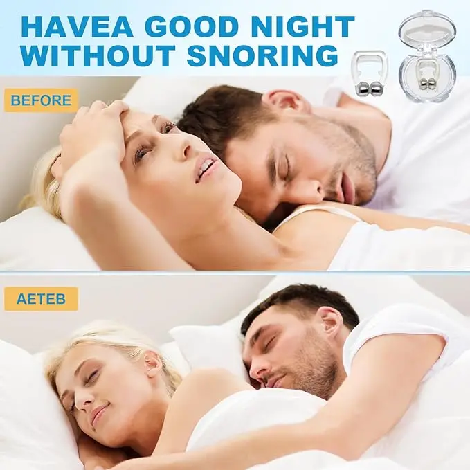 Anti snoring devices mini adjustable magnet silicone snore stopper for men women