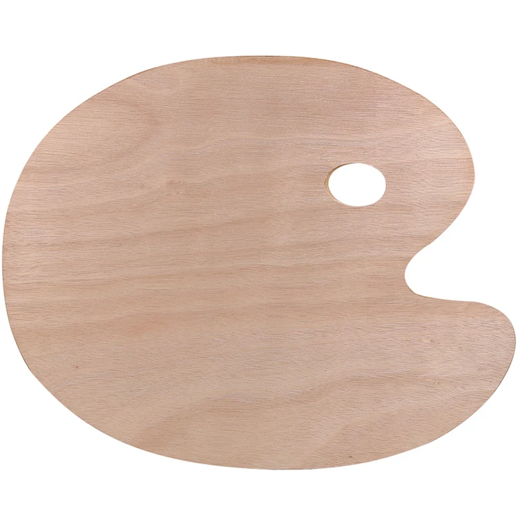 
Can be customized size oval or other shapes of wooden palette 