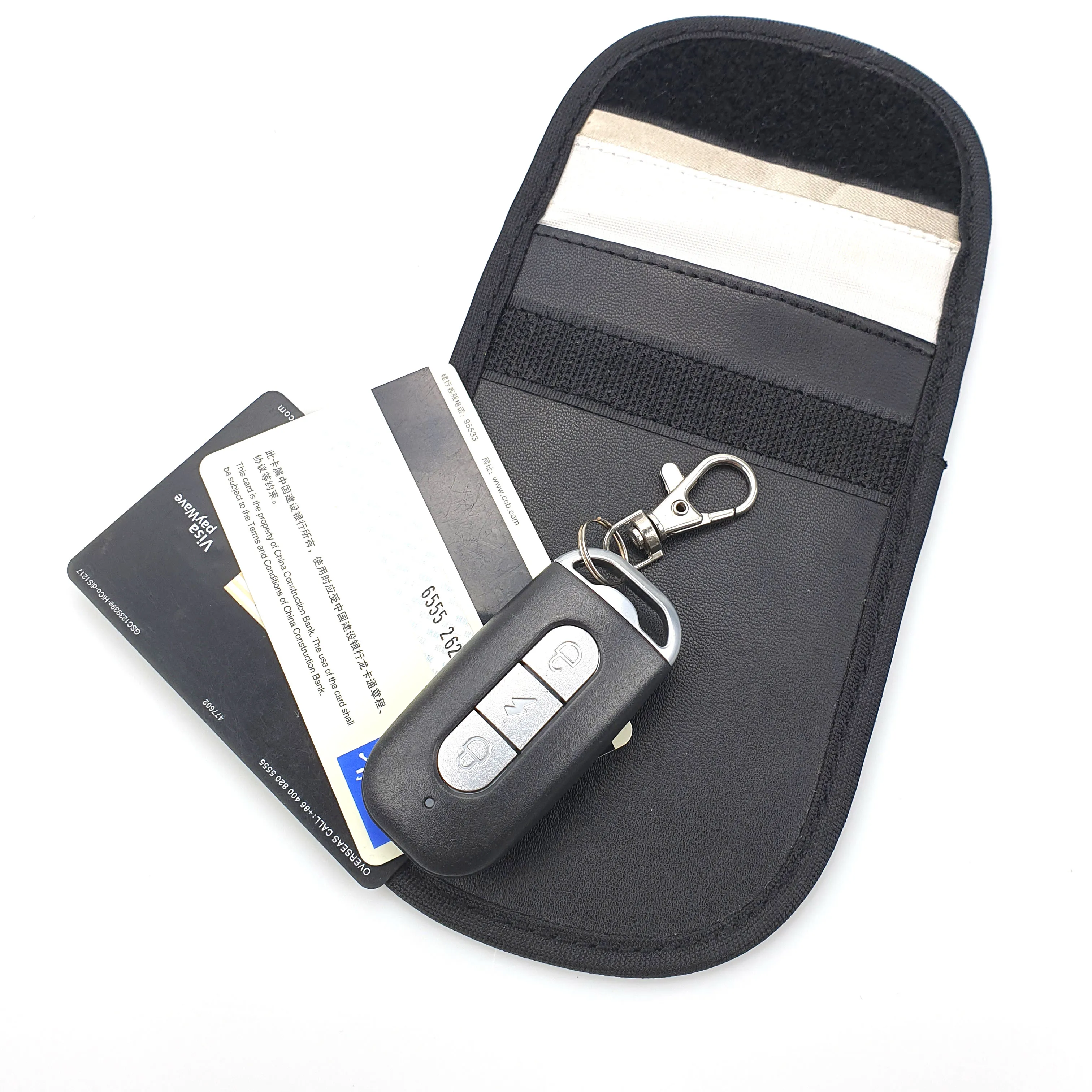 Мешочек для блокировки сигнала автомобиля из углеродного волокна, RFID/WIFI/GSM/LTE/NFC/RF блокировщик, новый дизайн