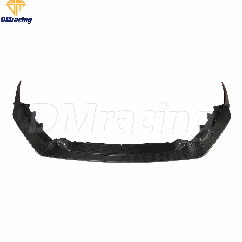 DM STYLE CARBON FIBER FRONT BUMPER LIP FOR JAGUAR F TYPE 2017-2019