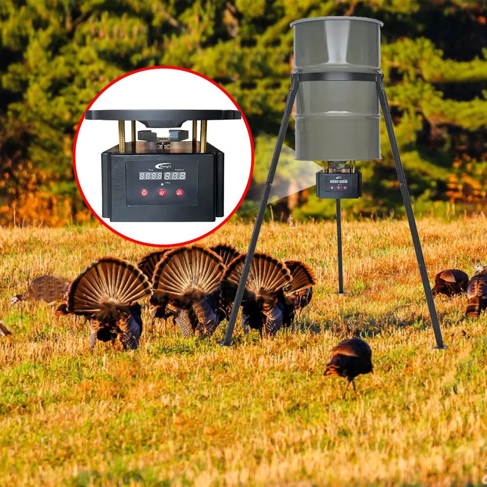 Wild boar/deer/Turkey wild hunting game automatic deer feeders/Deer Feeder Timer 12V