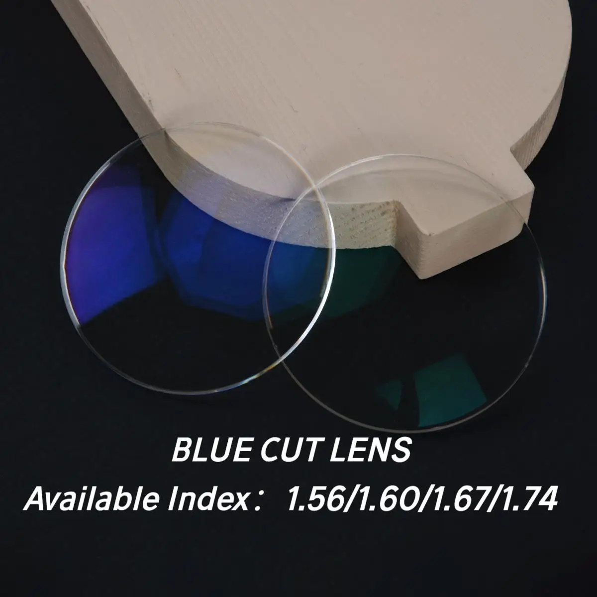 SEESEE White Base Stock Single Vision Clear Base Optical Lenses Low Reflection Blue Light Blocking Lenses