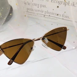 DOISYER Hot Sale Boys Girls Metal Shades Bright Candy Colors Lenses UV400 Vintage Triangle Kids Sunglasses 2020