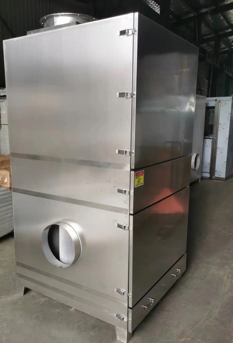11kw Stainless Steel Dust Collector Cyclone Separator Dust Collector for Dry Powders Mixer