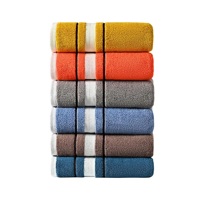 Cotton satin file adult bath towel 70*140cm thick 32 large bath towel water absorption is not easy to lose hair bath towel
