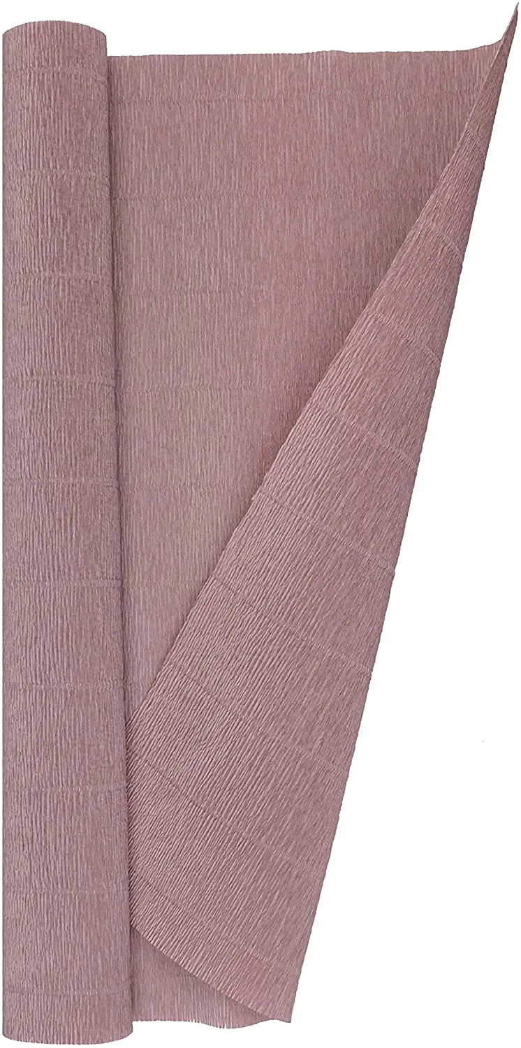 Flower Wrapping Crepe Paper Rolls Multi Colors 110GSM-130GSM Crepe Paper