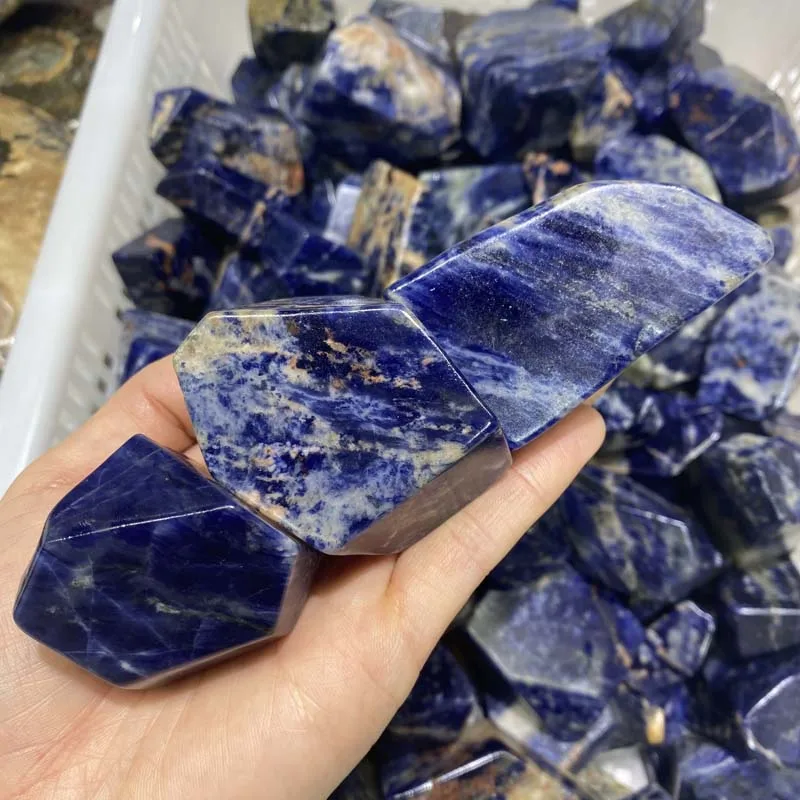 High quality rough healing raw crystal stone blue-veins gemstone for sale