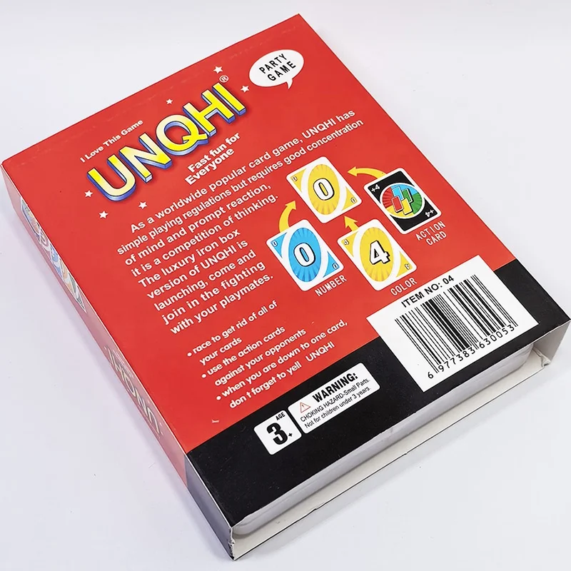 Deskjoy High quality Plastic UNQHI Card  Play Poker Card Board Game Card