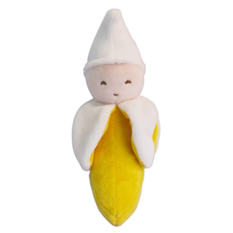 Pet Vegetable Fruit Plush Pet Toy Cat Toy Banana Sound Paper Toy