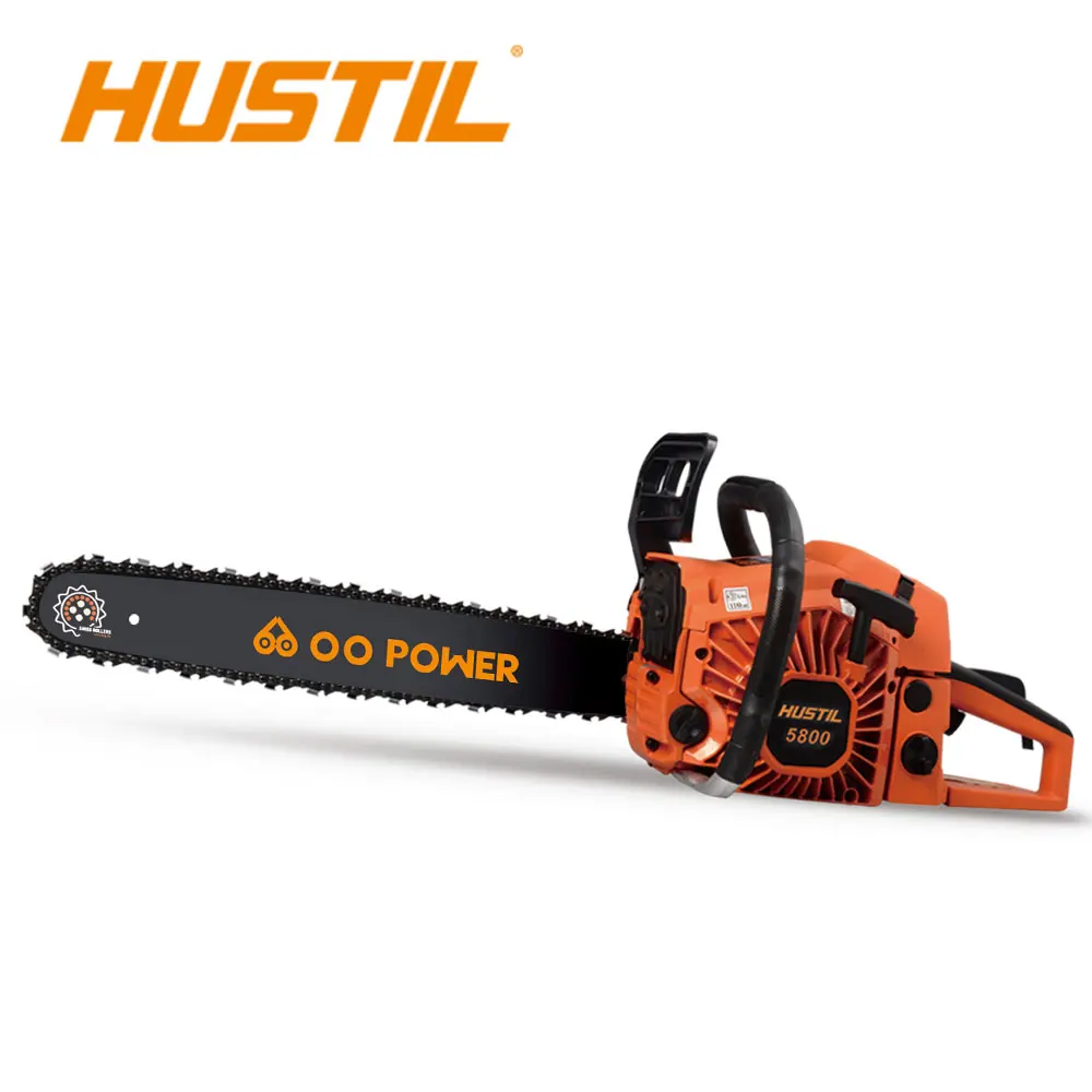 Professional 58cc Gas-Powered Chainsaw with 20-Inch Bar for Heavy-Duty Cutting