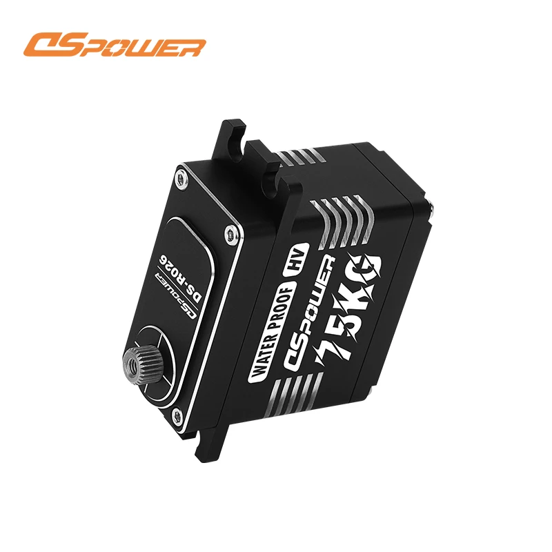 75KG servo motor high torque Metal Gear Steering Servo with CNC Arm 7.4V Servo