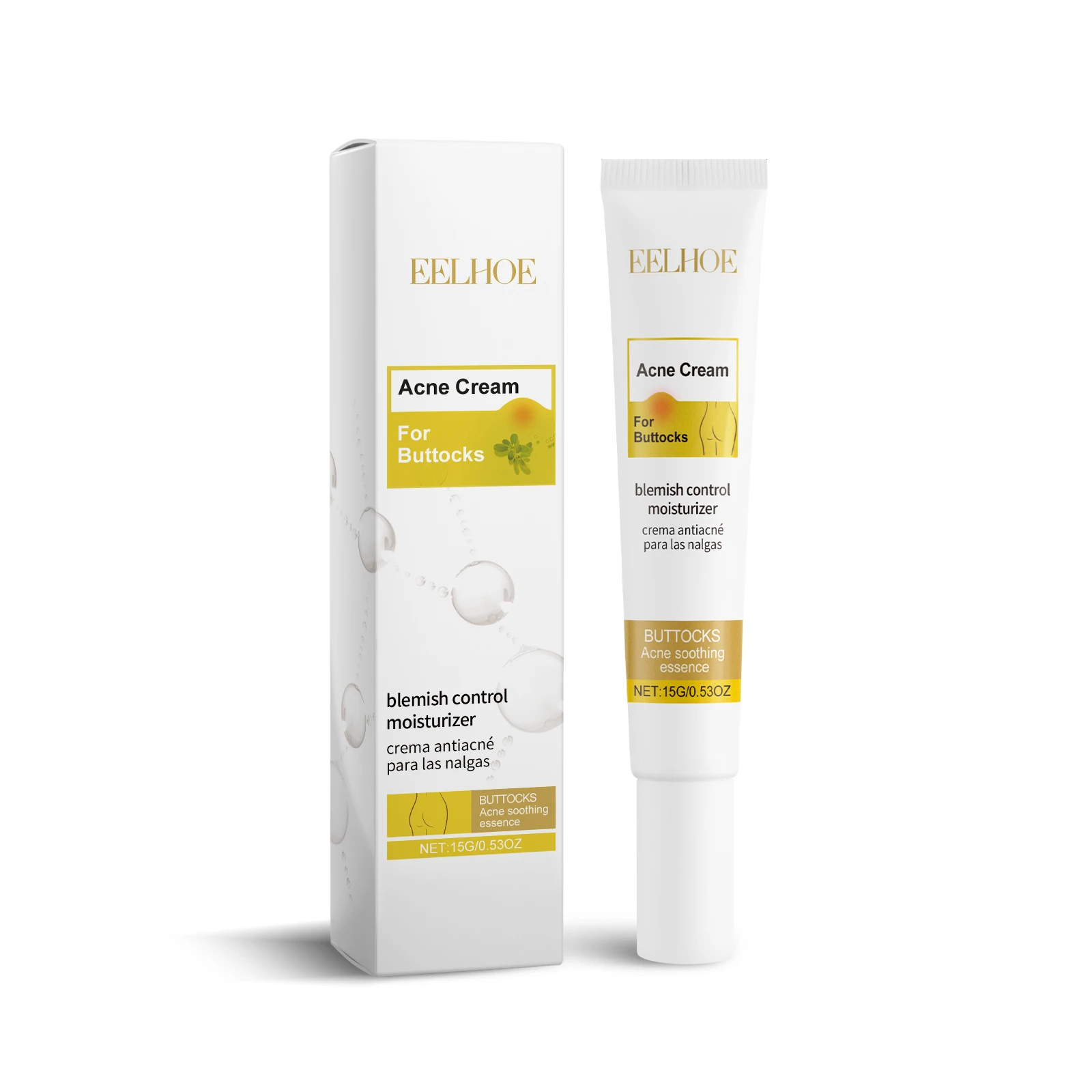 EELHOE Acne Removal Cream Natural Clear Butt Cream Reduce Discomfort Hip Cream For Women