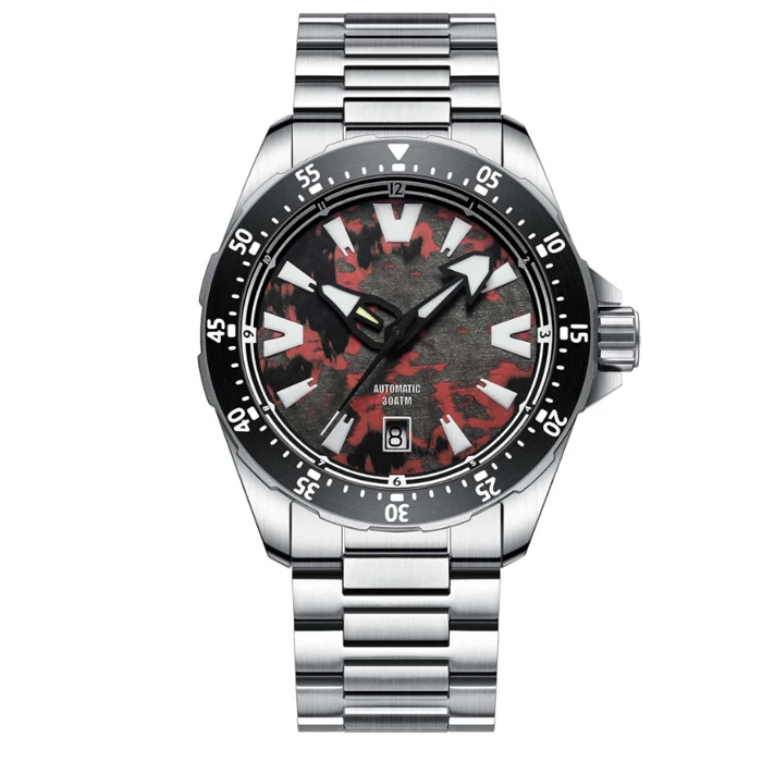 Mens Watches In Wristwatches Luxury Nh35 Watch Case Cool Diver Automatic Watch For Men