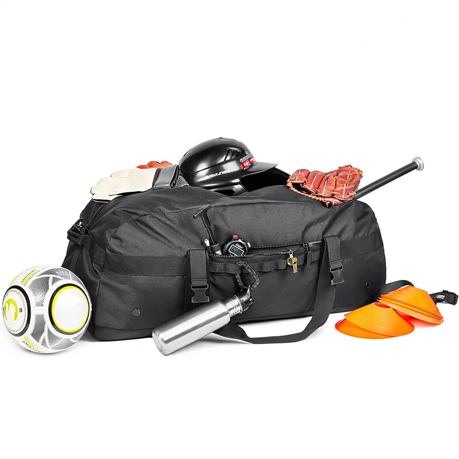 Heavy Duty Extra Large Sport Gym Travel Duffle Kit Bag Perfect for Soccer Baseball Basketball Hockey Football Team Coaches