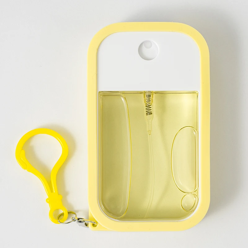 Hot sales 75% Alcohol hand sanitizer mist 45ml with bottle with silicone holder