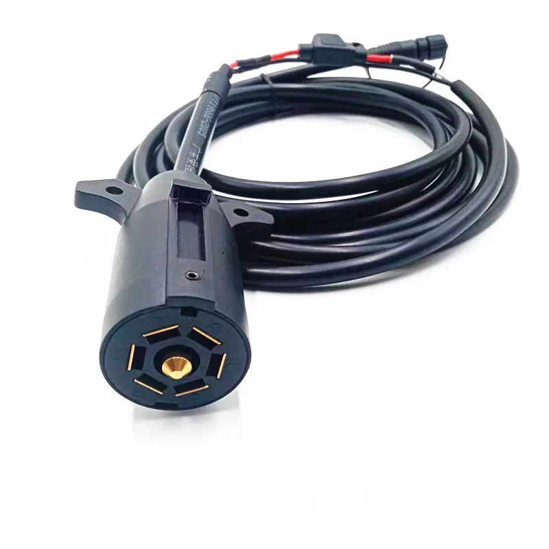 Custom Vehicle-Side Truck Bed 7-Pin Trailer Wiring Harness Extension For Dodge Ford Gmc Nissa Ram Toyota Trailer cable