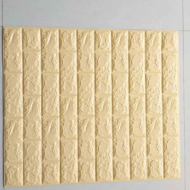wallpaper foam plastic brick sheets,cenefas adhesivas decoratives