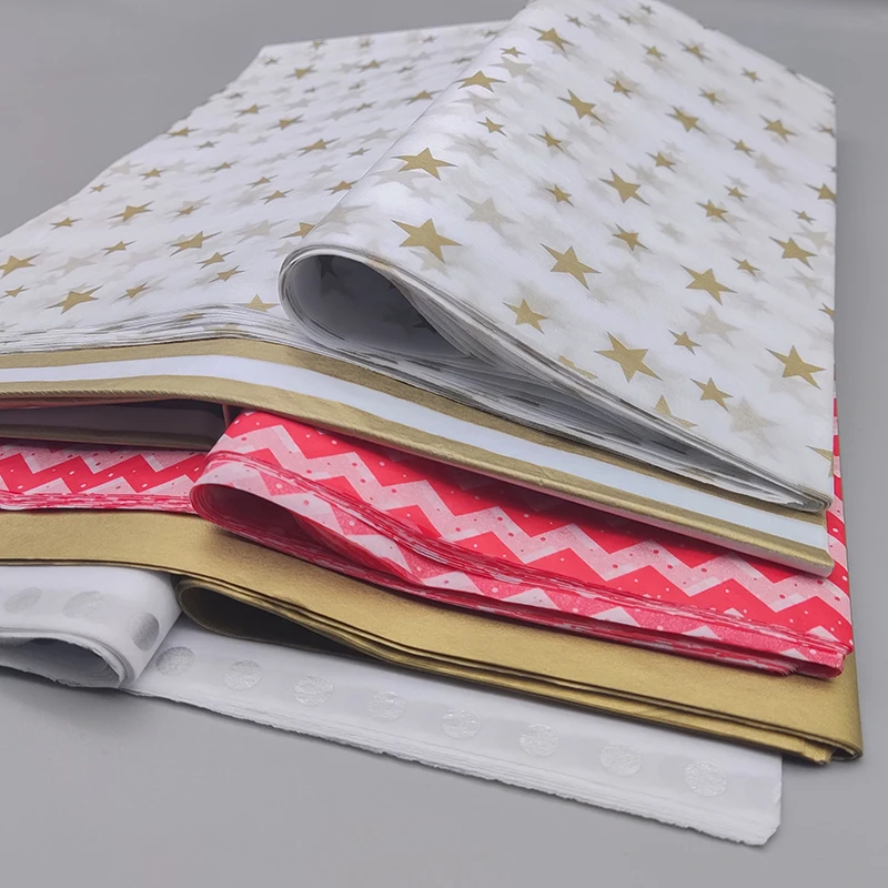 Professional Suppliers Branded Printed Christmas Tissue Wrapping Paper Tissue Paper For Gift Packing