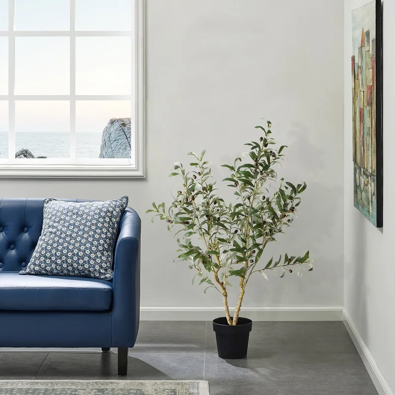 100cm Customized Fruit Tree Olive Tree Artificial Plants Indoor Decoration