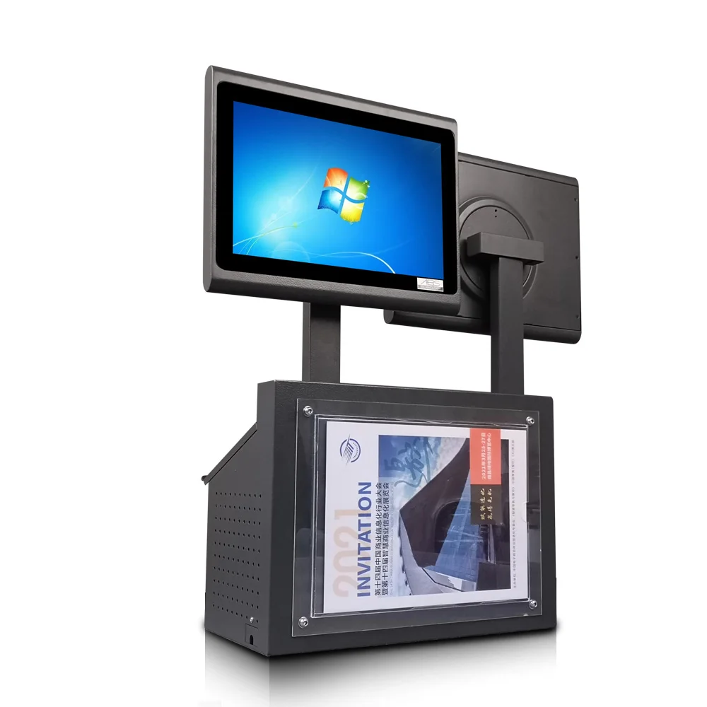 АБС новый электронный 12 дюймов сенсорный экран POS монитор розничная система кассовый аппарат для использования в супермаркете