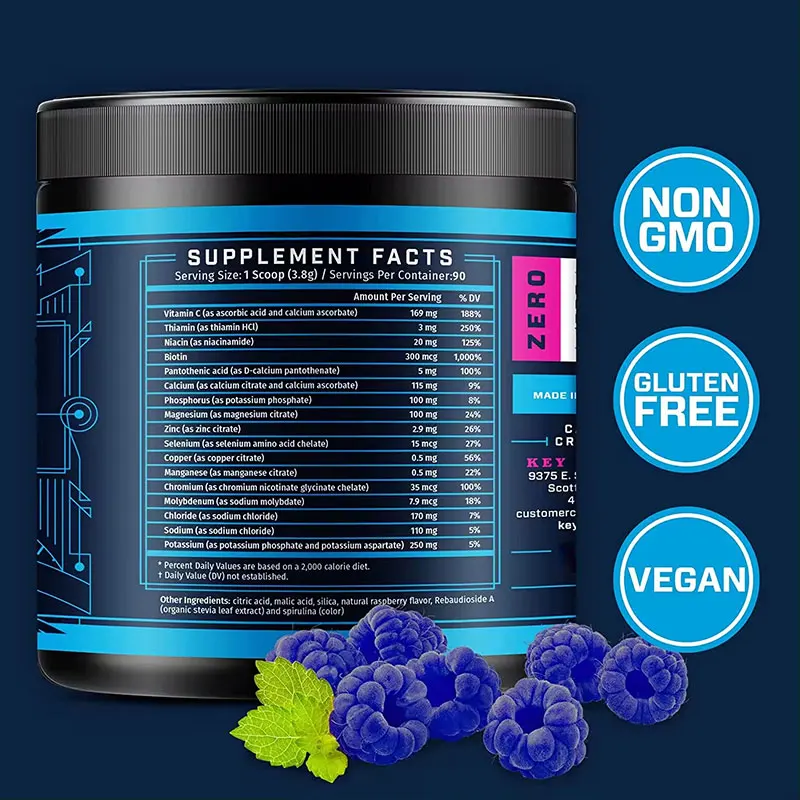 OEM Electrolyte Powder Hydration Packets Lemon Flavour Low Calorie Electrolytes Sweetened with  Electrolytes Energy Drink