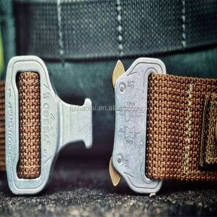 Quick release  buckle15mm/20mm/25mm30mm/38mm/45mm Reinforced Nylon Web Work Tactical Belt with Cobra Buckle Tactical Belt