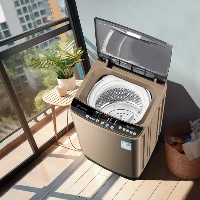 2024 Home Washing Machine with Dryer Automatic Laundry Washing Machine Top Loading Portable Washing Machine