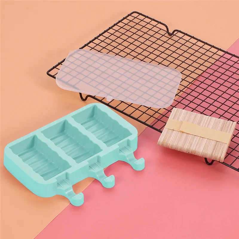 Hot Sale Silicone Popsicle Molds Maker,Large Homemade Ice Pop Molds Food Grade BPA Free Popsicle Mold